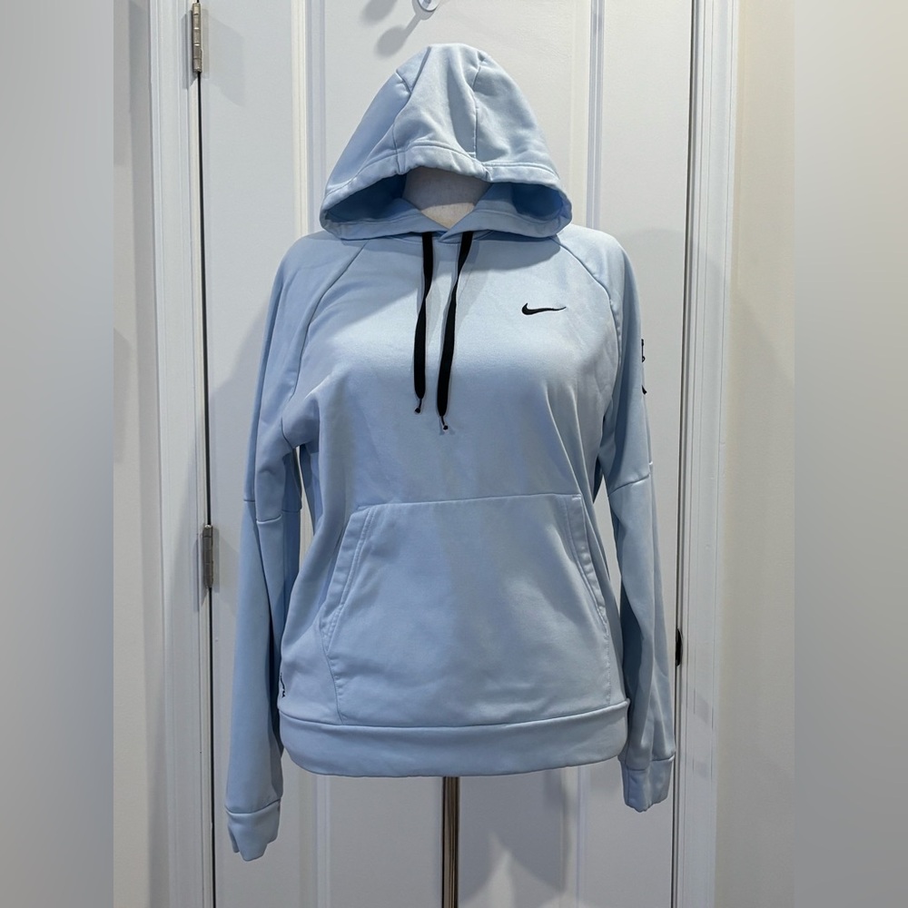 Nike Men’s Therma-Fit Sky Blue Pullover Hoodie Size L